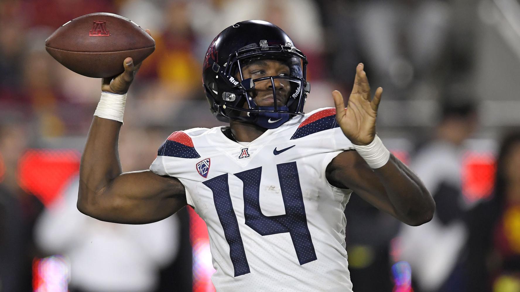 Arizona Wildcats QB Khalil Tate put on Maxwell Award watch list
